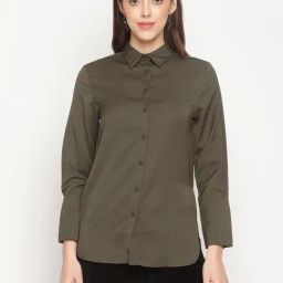METTLE Olive Regular Fit Shirt-picture-9