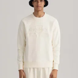 GANT Beige Round Neck Sweatshirt-image-52