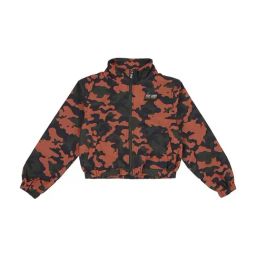 Pepe Jeans Kids Orange & Green Camouflage Full Sleeves Jacket-picture-46