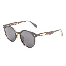 Voyage Black Round Polarised and UV Protected Lens Unisex Sunglasses-image-54