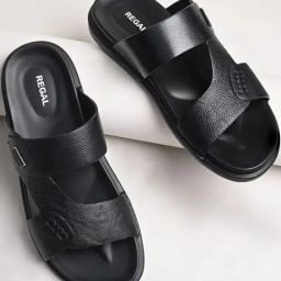 Regal Men's Black Casual Sandals-picture-46