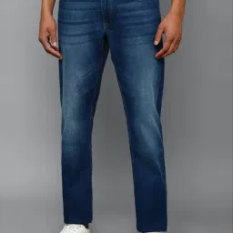 Allen Solly Jeans Navy Blue Regular Fit Jeans-image-44
