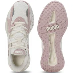 Puma Women's SOFTRIDE Frequence Warm White Running Shoes image 3