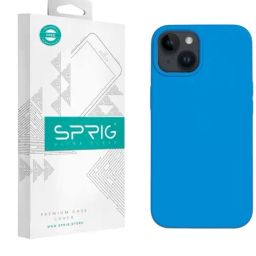 Sprig Liquid Silicone Back Cover for APPLE iPhone 14 (Blue)-image-78