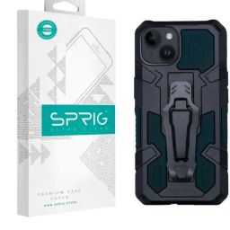 Sprig Kick-stand Back Cover for APPLE iPhone 14 (Green)-image-82