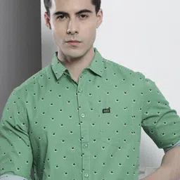 The Indian Garage Co Men Printed Cotton Casual Shirt-image-46