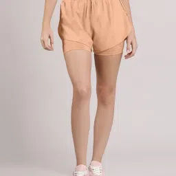Amante Dark Beige Sports Shorts-picture-32