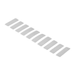 Hi-Bond White Double Sided Adhesive Square 1.1 mm Thick 35.8 N/cm 12x34 mm, VST 4110W (Pack of 40)-picture-6