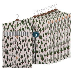 Kuber Industries Green Set of 6 Regular Multi-Utility Organisers-50