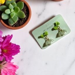 CIKIT Floral Drop Earrings-image-99