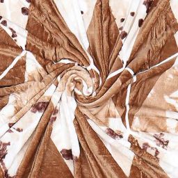 Monte Carlo Fuzzy Brown Polyester Printed 240 GSM Single Blanket image 5