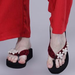 LOVEHUSH Wedge Sandals Heels-47