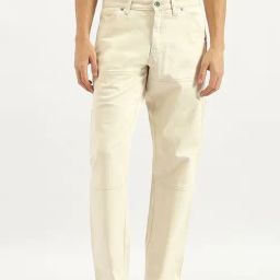 United Colors Of Benetton White Cotton Relaxed Fit Jeans-image-30