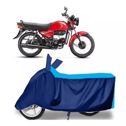Auto Pearl Two Wheeler Cover for Hero HF Dawn BS6 - Cyan, Blue-image-71