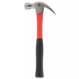 RS PRO 567 g Steel Claw Hammer with Fibreglass Handle Model No 537007-44