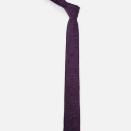 Van Heusen Purple Embroidered Tie-image-92