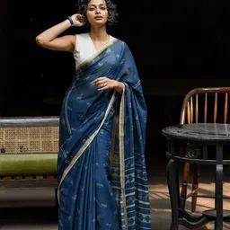 Suta Woven Design Pure Cotton Saree-picture-25