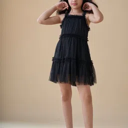 KidsDew Net Fit & Flare Dress-picture-16