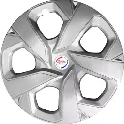 Auto Pearl S35 R15 r 381 mm(15 Inch) ess Type Wheel Hubcap with Retention Ring Glossy Silver Wheel Cover for Volkswagen Polo (Set of 4)-image-62