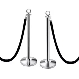 Ladwa 1.5 m Black Velvet Rope Que Manager LSI - QPS - BLRP4, (Pack of 4 Pcs)-image-70