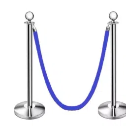 Ladwa 1.5 m Blue Velvet Rope Que Manager LSI - QPS - BVRP2, (Pack of 2 Pcs)-35