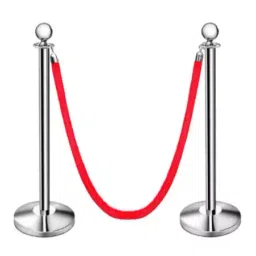 Ladwa 1.5 m Red Velvet Rope Que Manager LSI - QPS - RVRP2, (Pack of 2 Pcs)-32