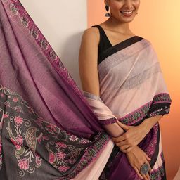 Libas Ethnic Motifs Printed Saree-picture-1