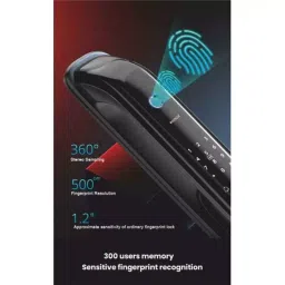 Denler Wi-Fi Smart Door Lock With Finger Print & Pin Code Access DL01 image 2