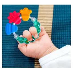 Joy Buzz Set Of 3 Silicone Food Feeder Nibbler & Rattle Teether- P03 image 2