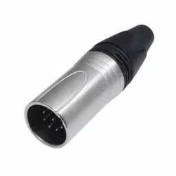 RS PRO Male Silver Contact Plating Straight Cable Mount XLR Connector 7 Way, 2085191-image-33