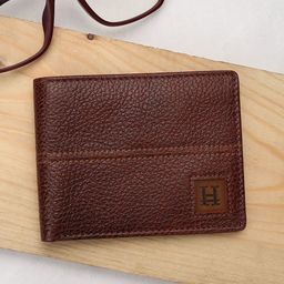 HIROSHI Men Leather Two Fold Wallet-48