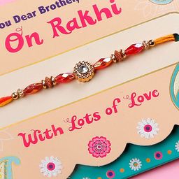 Archies Set Of 3 Rakhis With Mailer & Roli Chawal image 3