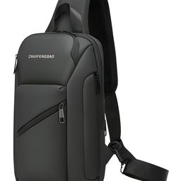 COZY VIBES Crossbody Sling Bag Chest Backpack Multifunctional Use for Travel, Hiking, Camping, Daily Out for Men & Women Men's Shoulder, Anti-Theft Chest Bag- PACK OF 1- COLOR MAY VARY-image-53
