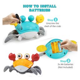 FunBlast Dancing & Crawling Crab Toy with Music  Multicolour image 2