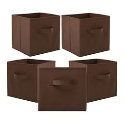 Kuber Industries Brown 5 Pieces Drawer Organisers-39