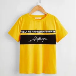 Dagcros Boys Yellow Tshirts-image-84