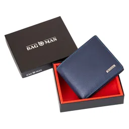 BAGMAN Men Leather Two Fold Wallet-image-27