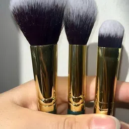 Facejewel Set Of 3 Makeup Brush With Finger & Mushroom Puff-image-10