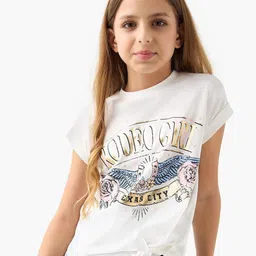 Juniors by Babyshop Girls Typography Printed T-shirt-68