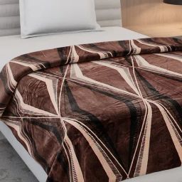Monte Carlo Legacy-Sb Brown Polyester Printed 290 GSM Single Blanket image 4