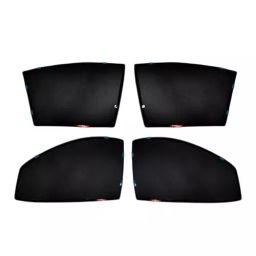 Auto Pearl Car Sun Shade Half Cut Magnetic Curtains Compatible For Volkswagen Vento (Pack of 4)-12