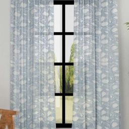 Fabindia Home Pankaja Blue Cotton Curtain-42