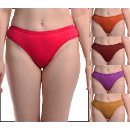 AROUSY Red & Orange Cotton Panties - Pack Of 5-image-13