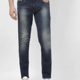Numero Uno Navy Skinny Fit Jeans-image-77