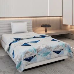 Monte Carlo Legacy-Sb Sea Green Polyester Printed 290 GSM Single Blanket-image-96