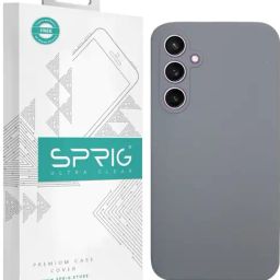 Sprig Liquid Silicone Back Cover for SAMSUNG Galaxy S23 FE 5G (Grey)-image-54