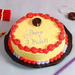 Delicious Diya Diwali Cake-image-34
