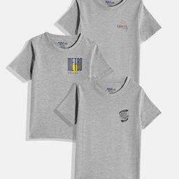 METRO KIDS COMPANY Boys Pack of 3 Printed T-shirts-image-87