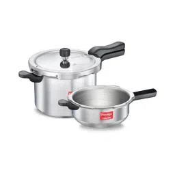 Prestige Svachh Silver Pressure Cookers with Common Lid (5 L & 3 L) - Set of 2-14