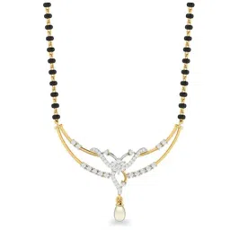 PC Jeweller Alarick 18k Gold Mangalsutra Pendant-image-17